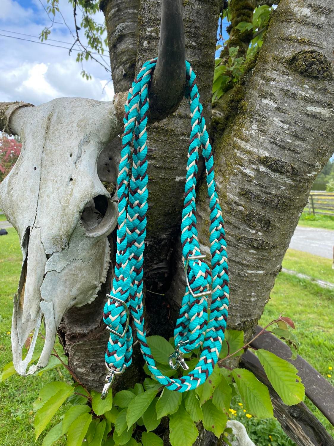 Broke Cowgirl Braided Tack Flat Reins