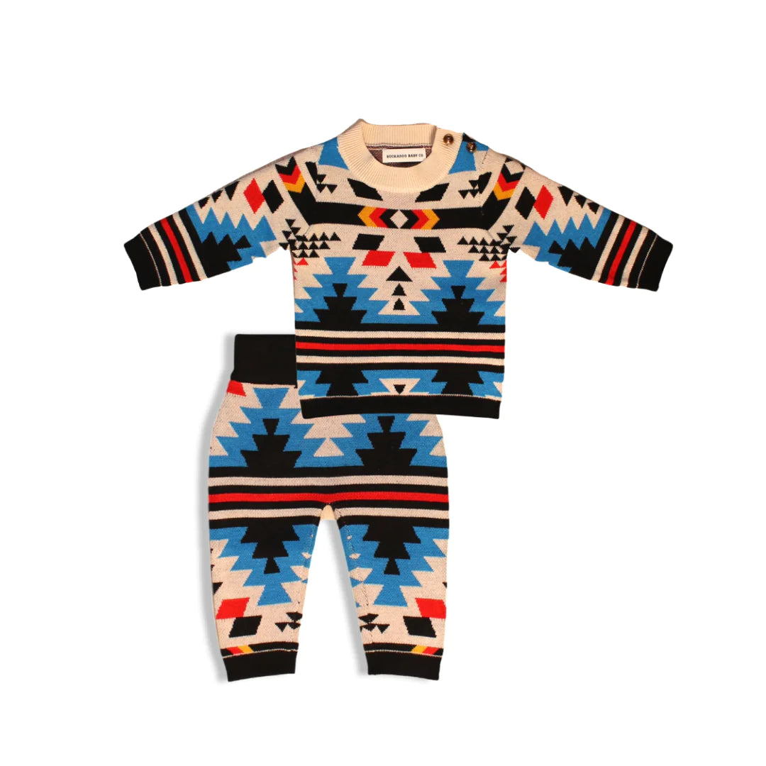 Buckaroo Baby Co. Aztec Sweater Set