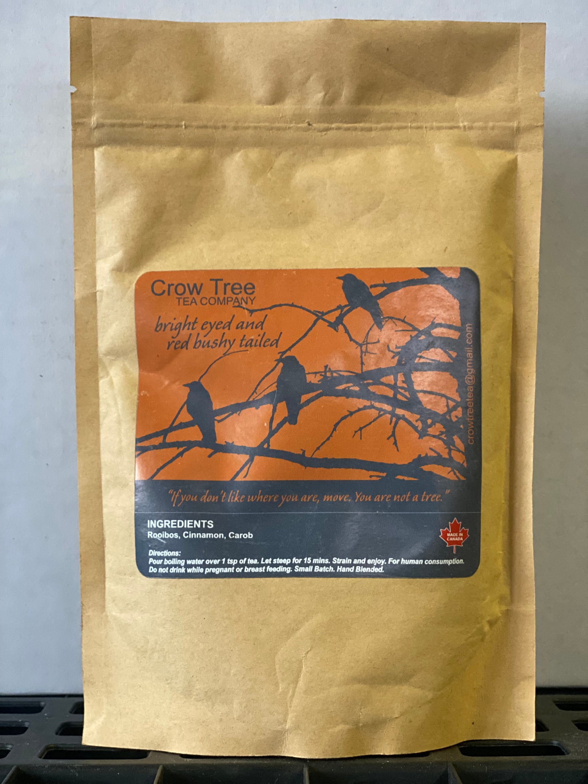 Crow Tree Tea Bright Eyed & Red Bushy Tailed