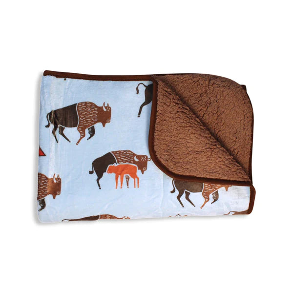 Buckaroo Baby Gilmer Sherpa Blanket