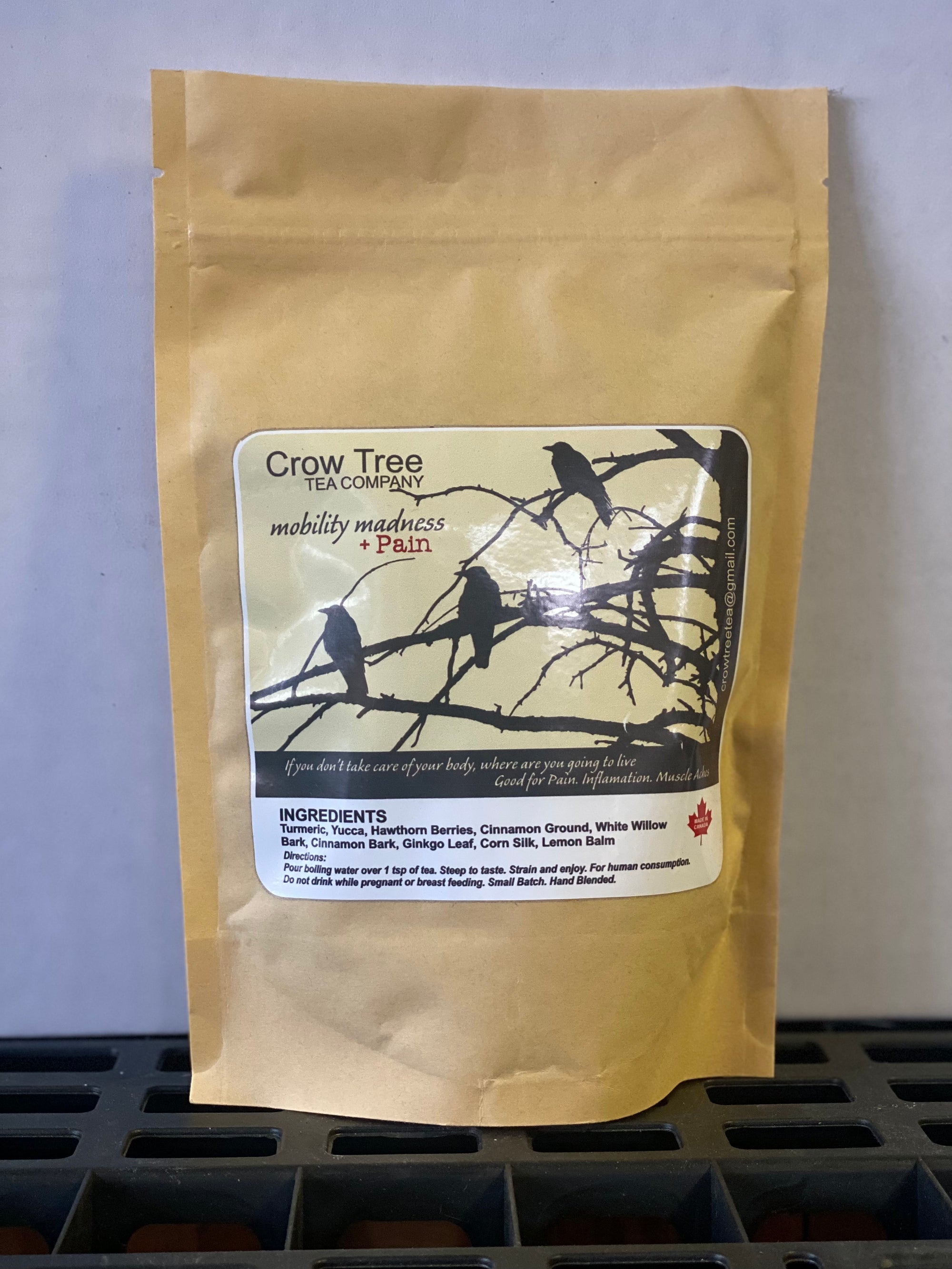 Crow Tree Tea Mobility Madness & Pain